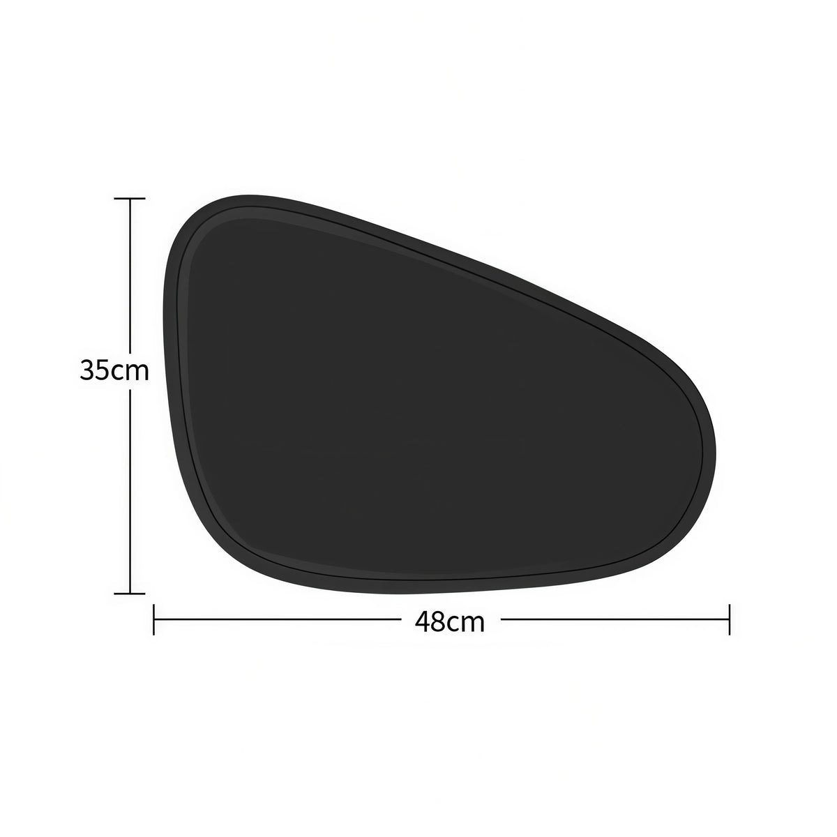 Foldable Car Windshield Sunshade – UV Blocking Front Visor Car Windshield Sunshade Babs 1 Pair Front