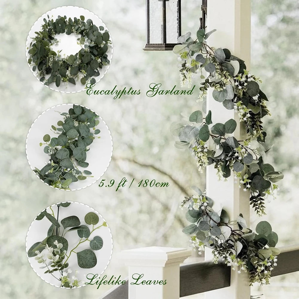 Artificial Greenery Vine Wall Hanging Decor – 1/3 Pcs Set Artificial Vine Decor Babs