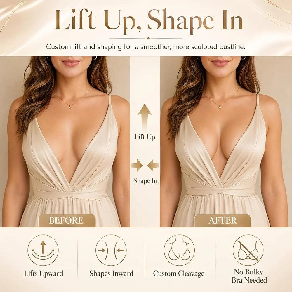 3-Pack Silicone Breast Lift Tape & Reusable Nipple Covers Breast Lift Tape Babs