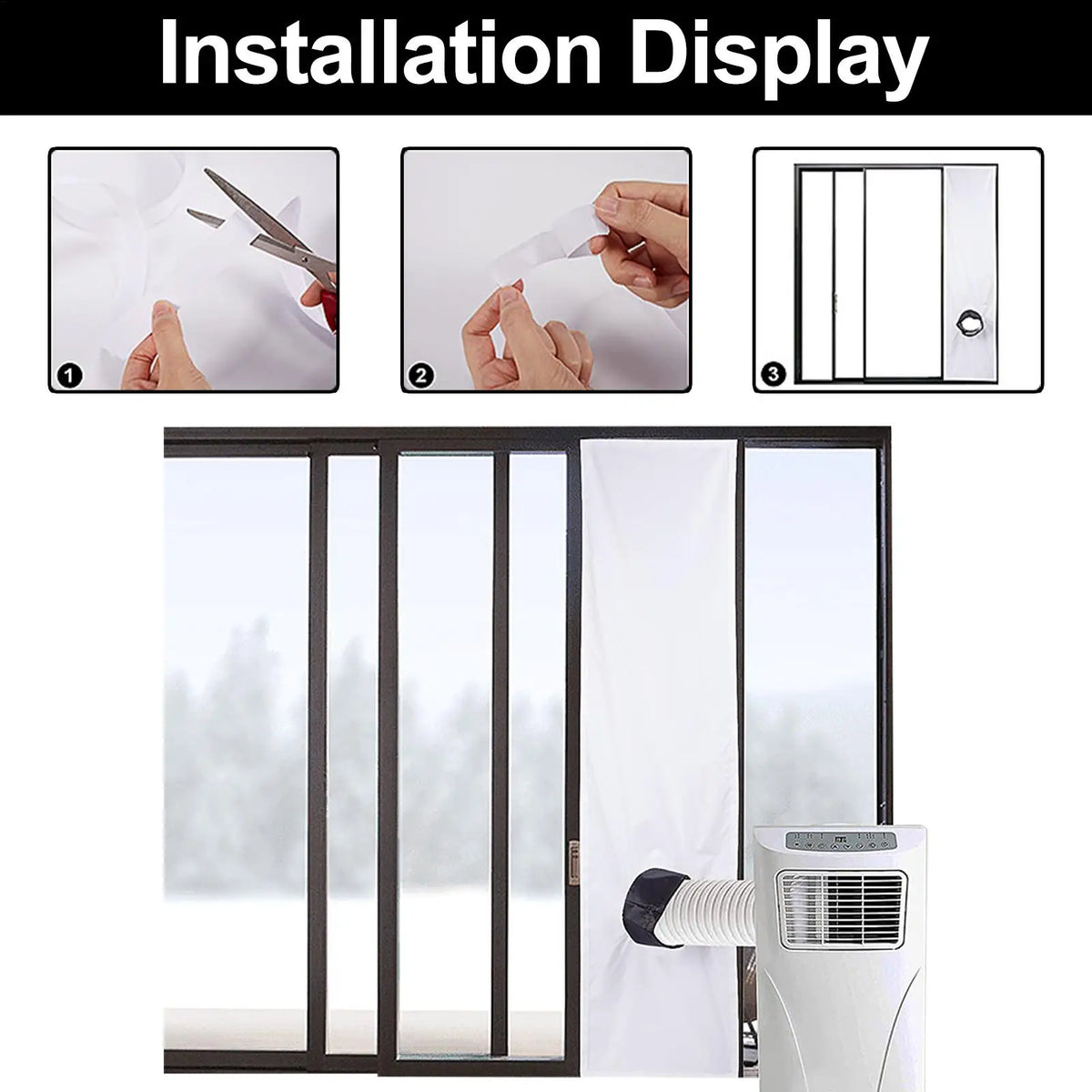 Universal Window Seal for Portable AC & Tumble Dryer AC Window Seal Babs