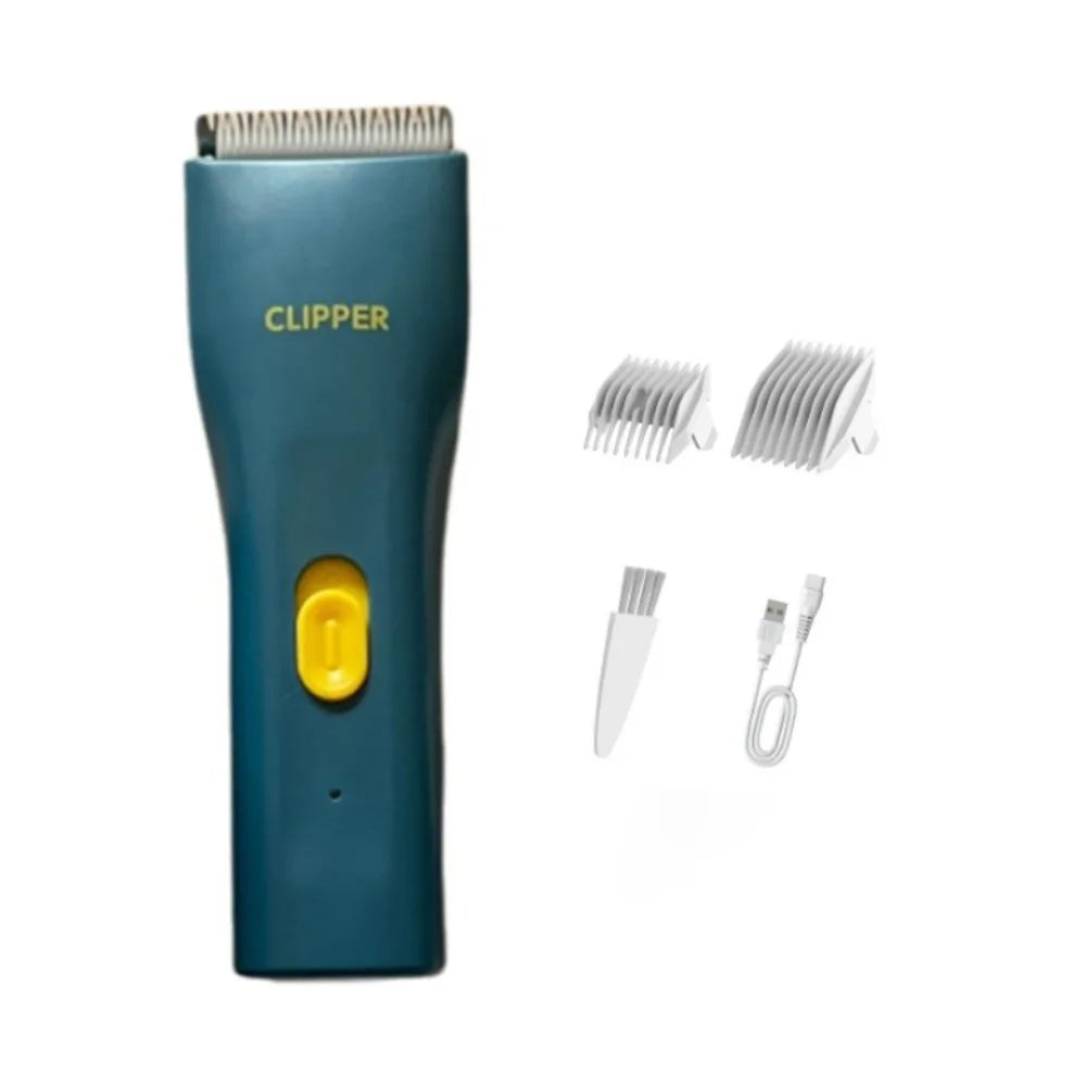 Silent USB Pet Hair Clippers – Waterproof Grooming Trimmer Pet Hair Clippers Babs Green