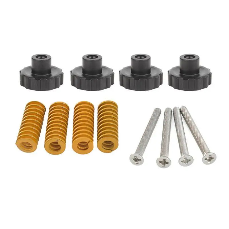 3D Printer Hotbed Leveling Kit M3 M4 Spring Screw Nut Set 3D Printer Accessory Babs A2 No plug