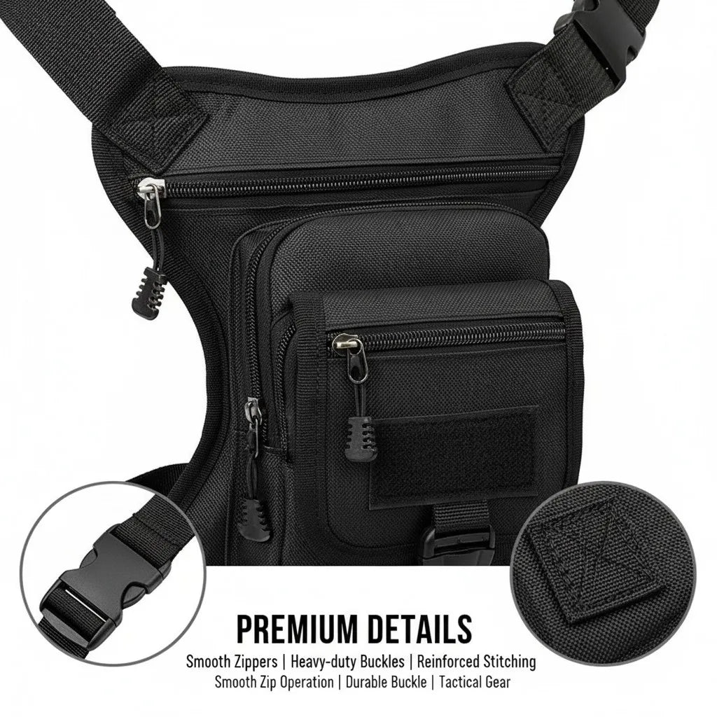 Drop Leg Thigh Bag – Adjustable Strap for Riding & Travel Drop Leg Bag Babs