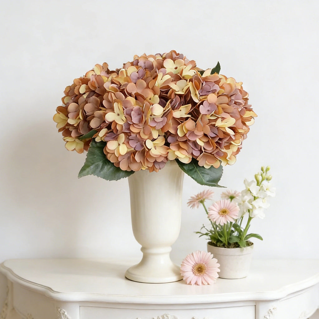 Artificial Silk Hydrangea Stems – Wedding & Home Décor Flowers Artificial Flowers Babs