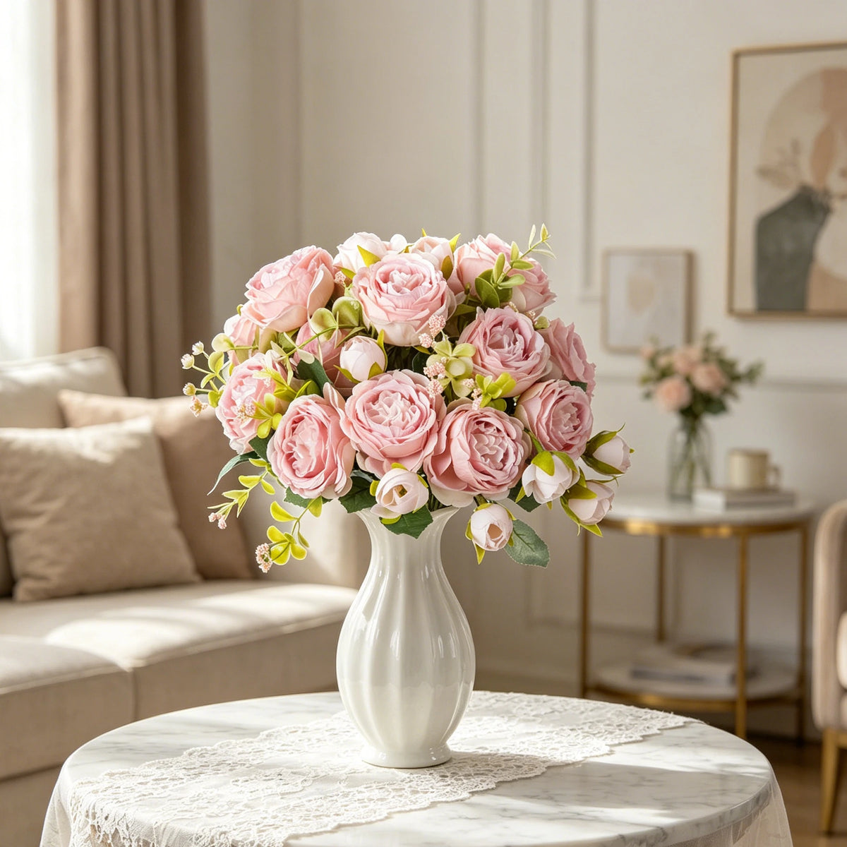 Silk Peony Artificial Flowers – Wedding & Home Decor Artificial Silk Flowers Babs