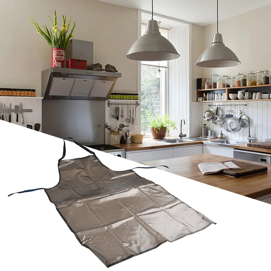 Waterproof Black PVC Apron – Oil-Resistant Kitchen & Work Waterproof PVC Apron Babs