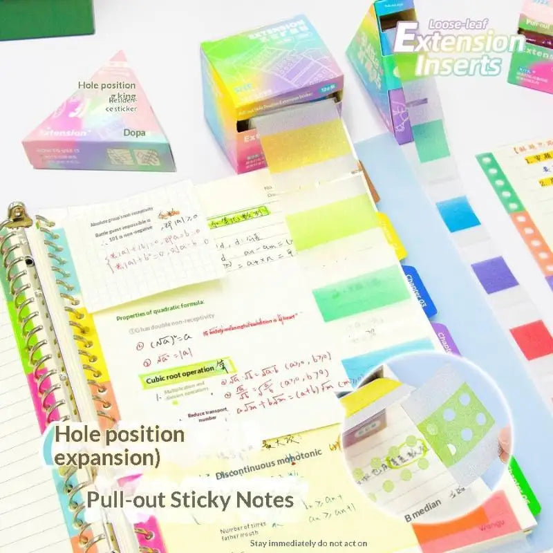 Pearl Hole Reinforcement Stickers for Loose-Leaf Binders – 126 pcs Binder Hole Stickers Babs