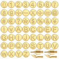 56Pcs Wood Burning Stencil Set – Brass Letter & Number Tips Wood Burning Tips Babs 56pcs set