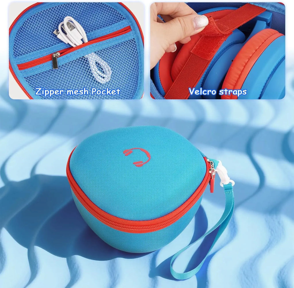 Kids Headphones Case – Fits iClever, EarFun, JoySpark & More Headphones Carrying Case Babs