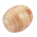 Bamboo Kongming Lock 3D Interlocking Puzzle Brain Teaser Toy 3D Interlocking Puzzle Babs 1Pc