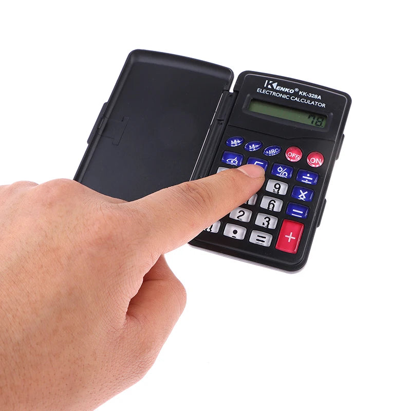 HUXUAN 8-Digit Pocket Mini Calculator – Compact & Portable Pocket Calculator Babs
