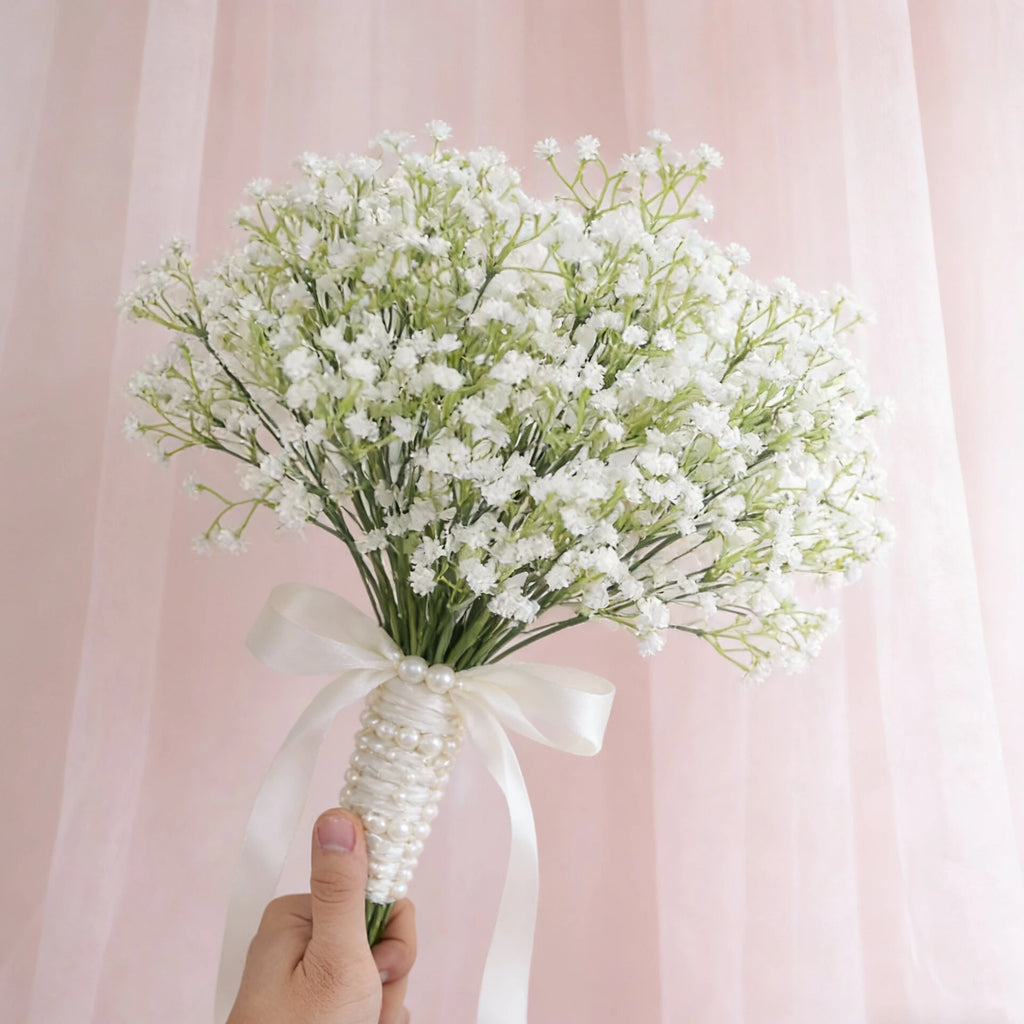 Artificial Gypsophila Bouquet – Wedding & Home Flower Decor Artificial Flower Bouquet Babs