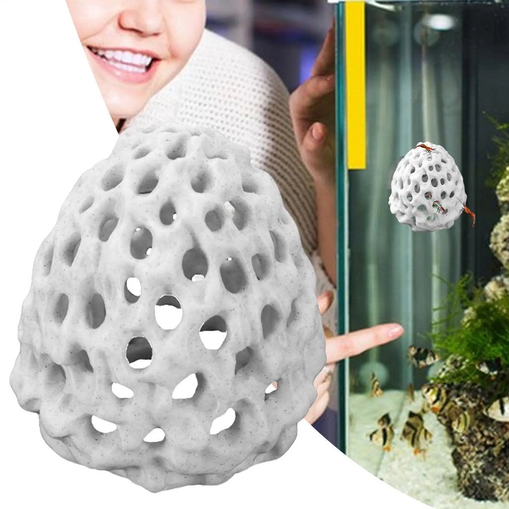 Aquarium Shrimp Cave Hide – Porous Betta & Shrimp Shelter Aquarium Cave Decor Babs