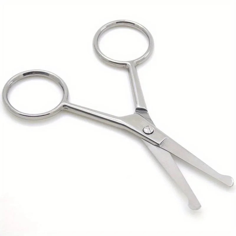 Round-Tip Safety Scissors – Nose Hair, Cuticle & Eyebrow Trimmer Manicure Scissors Babs