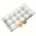 15-Cavity 3D Round Silicone Soap Molds | DIY Soap Making Silicone Soap Mold Babs 1pc