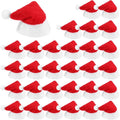 Christmas Santa Hat Cutlery Holder Bags – 10/20/50 Pcs Holiday Tableware Holder Babs Christmas Hat 20Pcs