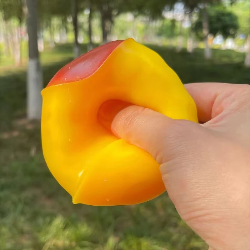 Caramel Pudding Squishy Fidget Ball – ASMR Sensory Squeeze Toy Squishy Fidget Toy Babs