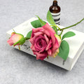 Artificial Silk Pink Rose Bouquet – Home & Wedding Decor Artificial Flower Bouquet Babs Rose Red 2pcs