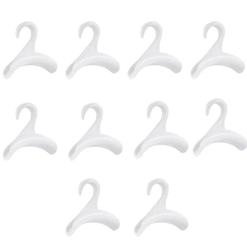 10-Pack Purse Hanger Hooks – Closet Bag Rack Organizer Closet Bag Organizer Babs White-10Pcs