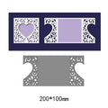 Grid Background Box Metal Cutting Die Stencil | Scrapbooking Metal Cutting Die Babs C
