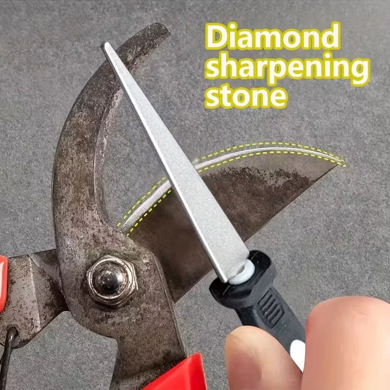Double-Sided Diamond Sharpening Stone – Knives & Garden Tools Diamond Sharpening Stone Babs