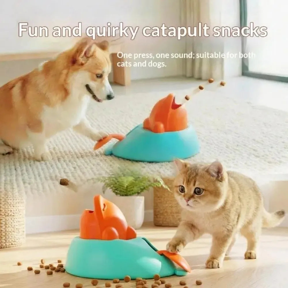 Whale Pet Treat Dispenser Puzzle Toy – Slow Feeder for Dogs & Cats Pet Puzzle Feeder Babs