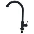 LEENKEA Single Handle Kitchen Sink Faucet – Water-Saving Tap Kitchen Sink Faucet Babs black