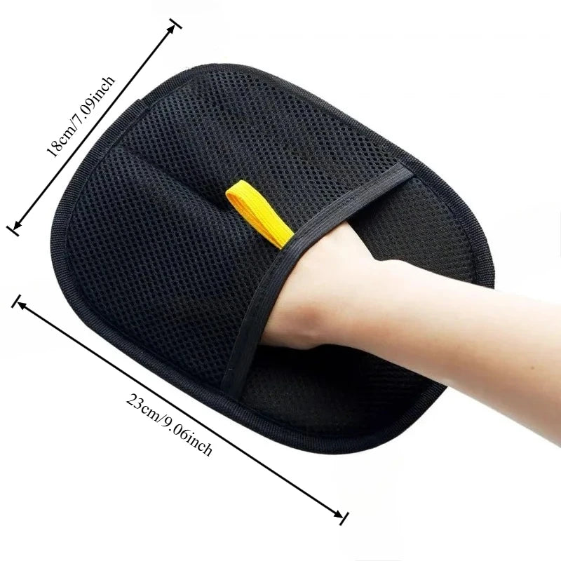 Reusable Double-Sided Pet Hair Remover Glove | Fur & Lint Mitt Pet Grooming Glove Babs