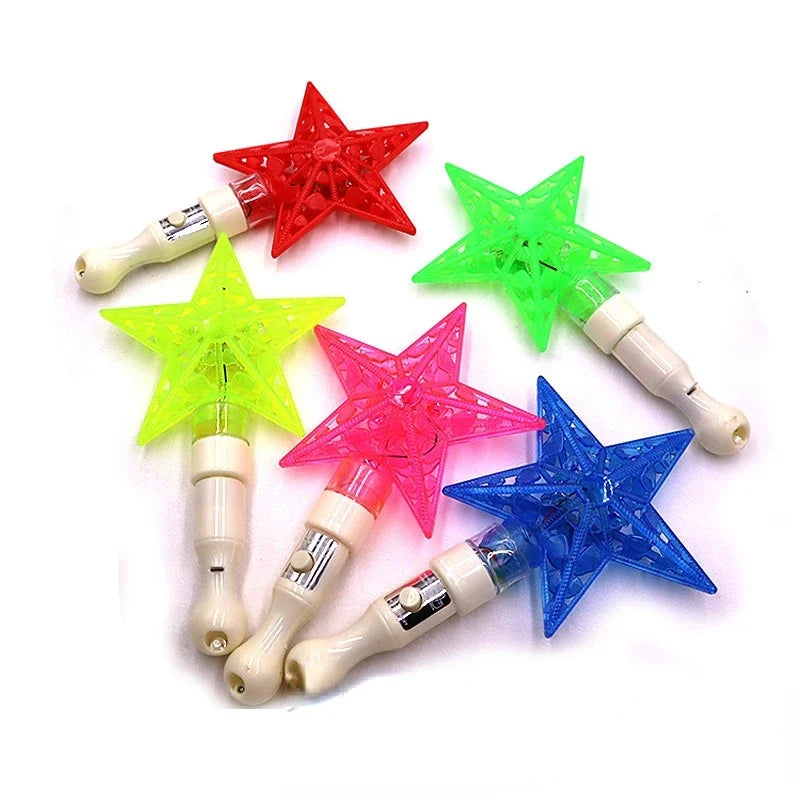 LED Star Fairy Wands Glow Party Supplies – 10 Pack LED Party Wands Babs