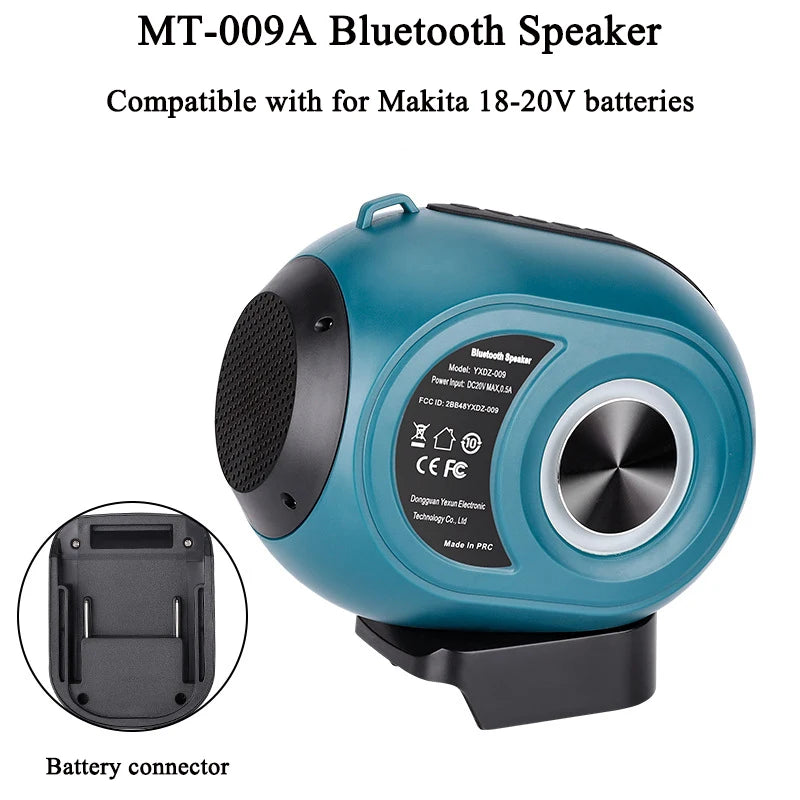 Jobsite Bluetooth Speaker – Fits Makita/DeWalt/Milwaukee 18-20V Bluetooth Jobsite Speaker Babs For Makita