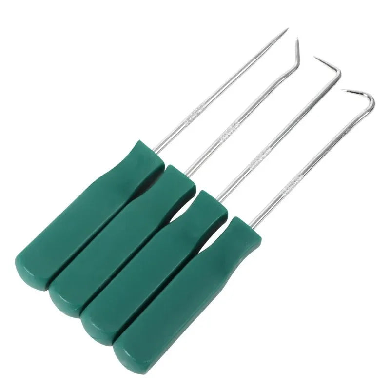 4-Piece Pick & Hook Tool Set – O-Ring, Seal & Gasket Remover Pick & Hook Set Babs