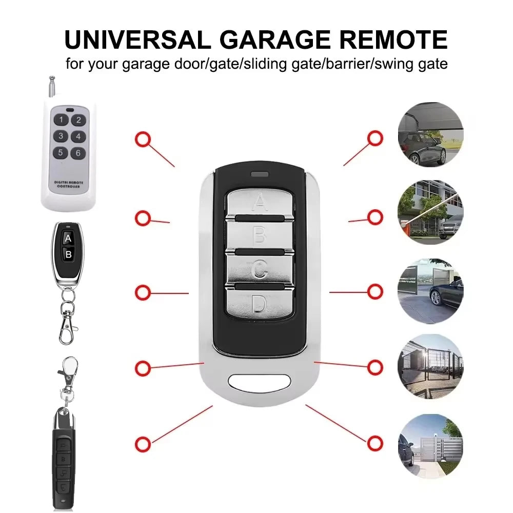 4-in-1 Garage Remote Duplicator 280–868MHz Rolling Code Clone Remote Duplicator Babs