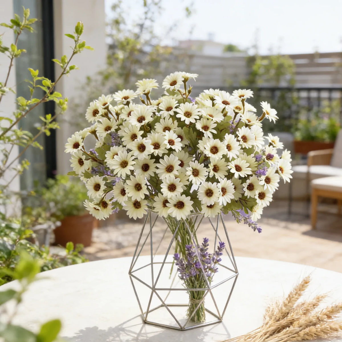 Silk Daisy Artificial Flowers for Wedding, Home & Garden Décor Artificial Silk Flowers Babs