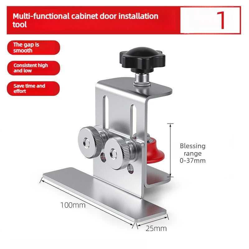 Adjustable Cabinet Door Mounting Jig & Positioner Clamp Woodworking Mounting Jig Babs