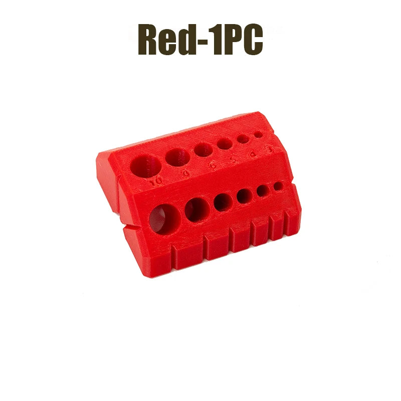 3D Printed Drill Guide Digital Scale Precision Hole Locator Drill Guide Tool Babs Red 1PC
