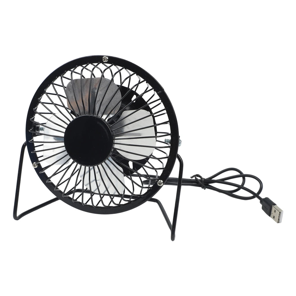 LEENKEA 4" Mini USB Desk Fan – 360° Rotation, Portable Mini USB Desk Fan Babs