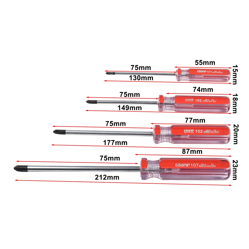 4-Piece Y-Shaped Tri-Wing Screwdriver Set Y0 Y1 Y2 Y3 Magnetic Screwdriver Set Babs