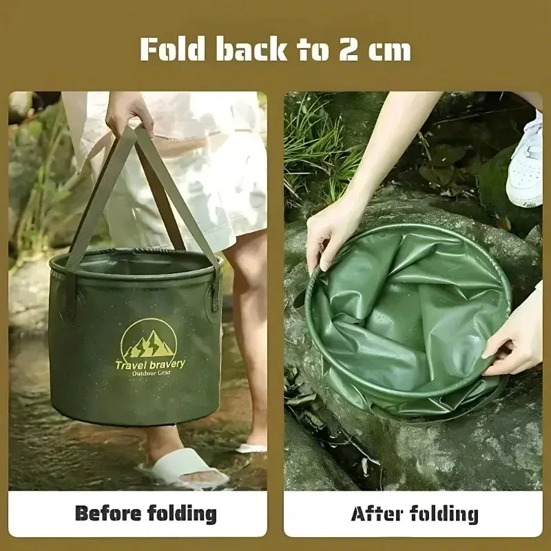 Collapsible Water Bucket 5/10/20L – Foldable Camping Bucket Collapsible Camping Bucket Babs