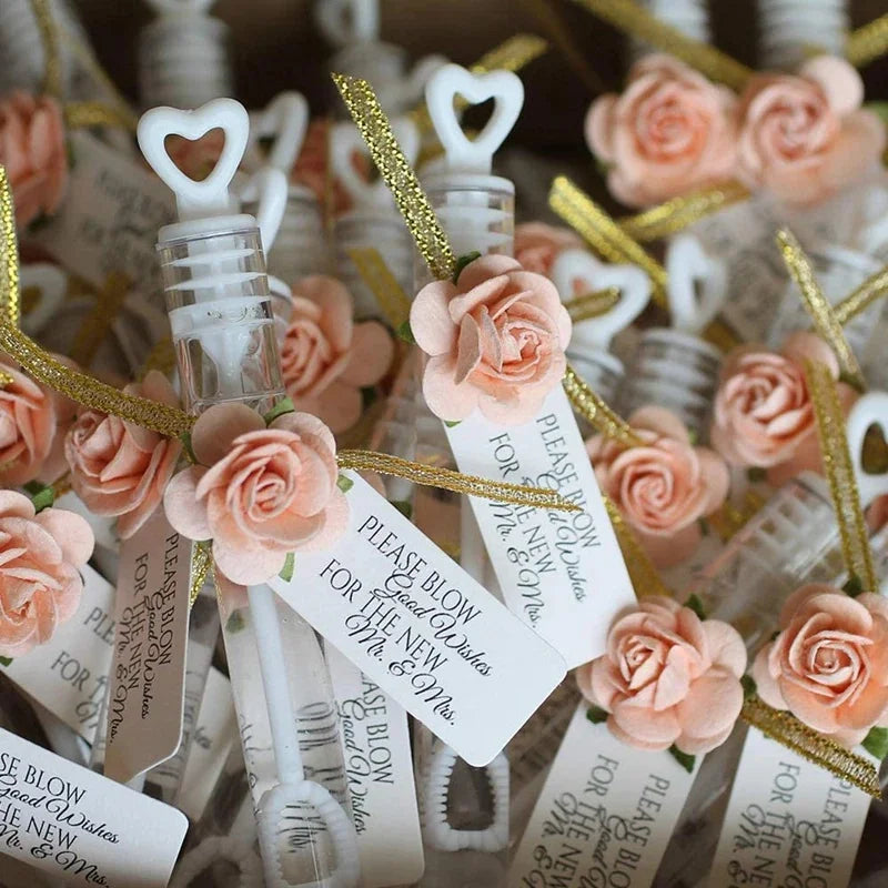 20 Heart Wand Bubble Tubes – Wedding & Party Favors Party Favor Set Babs