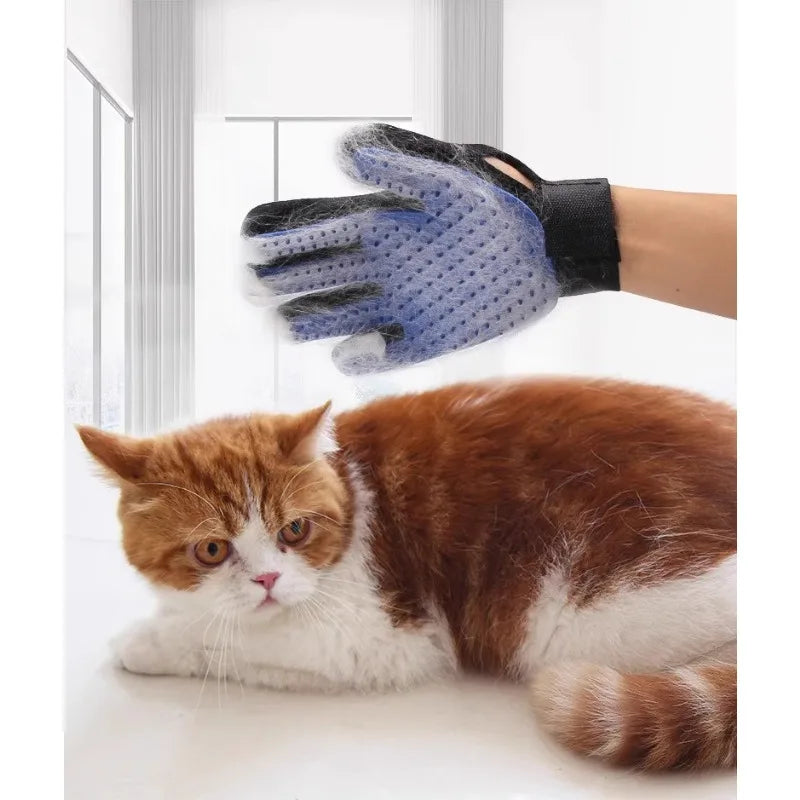 Pet Grooming Glove – Deshedding Brush for Cats & Dogs Pet Grooming Glove Babs