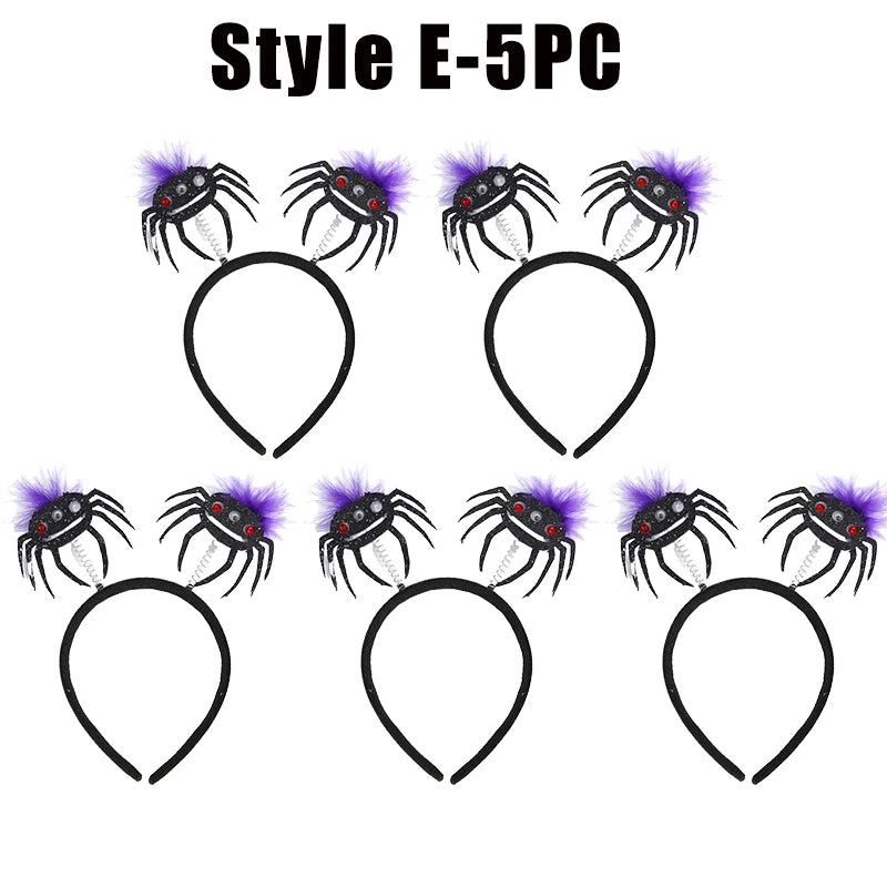 Halloween Spider Web Headband – Costume Hair Hoop Accessory