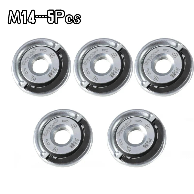 M14 Quick Release Flange Nut for Angle Grinder – 1-5 Pcs Angle Grinder Accessory Babs M14-5pcs