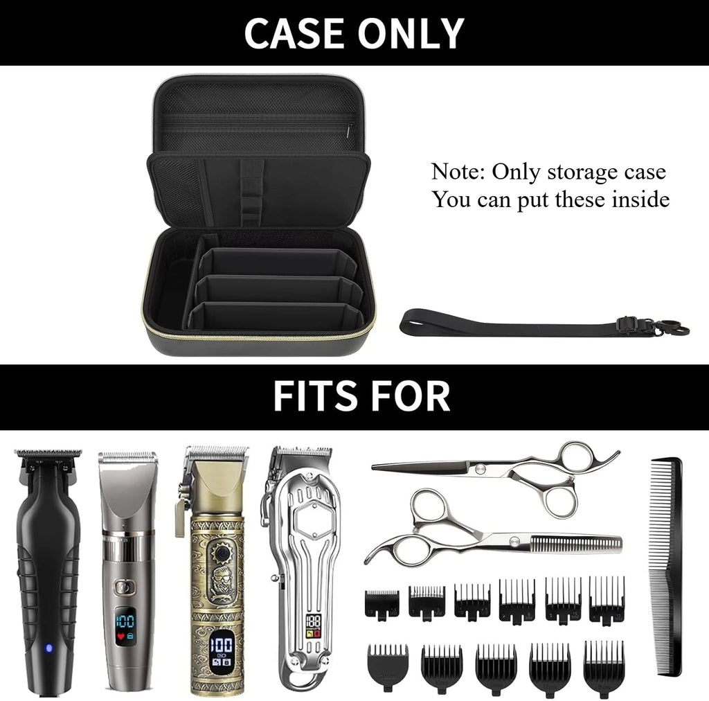 Barber Case for Hair Clippers & Trimmer Accessories Organizer Barber Organizer Case Babs