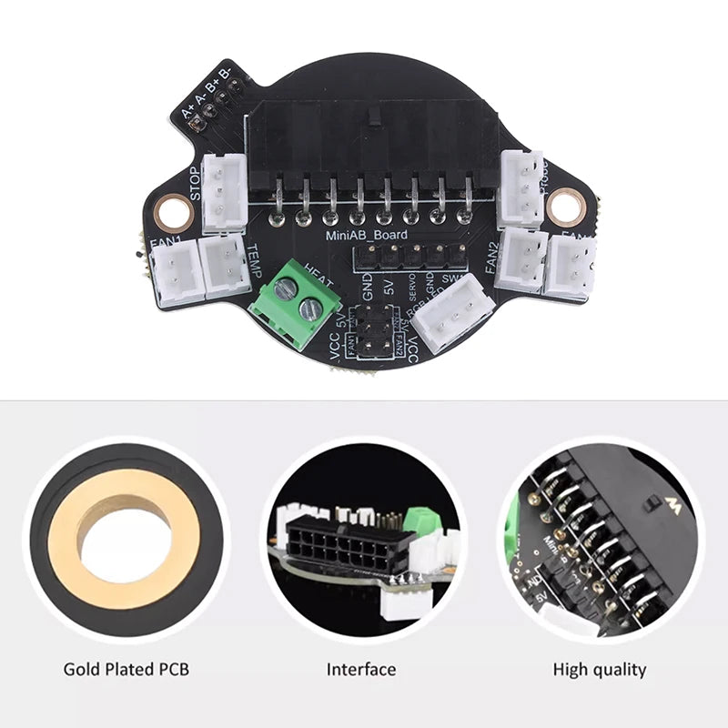 MiniAB Hot End Terminal Board – Sherpa/Libra 3D Printer Extruder 3D Printer Terminal Board Babs