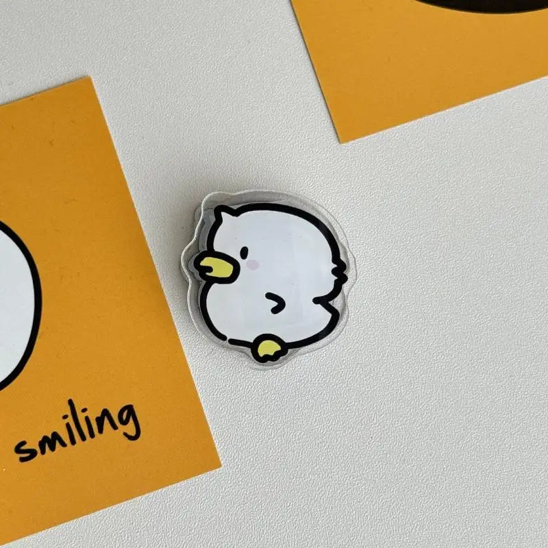 Cute Animal & Fruit Acrylic Sealing Clips Set – 9/10 Pcs Decorative Stationery Clips Babs