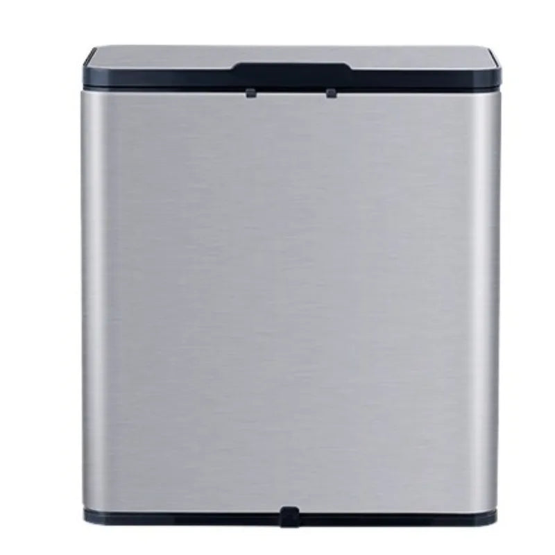 Wall Mounted Stainless Steel Trash Can with Slide Lid – 6L Wall Mounted Trash Can Babs 6L-Silver