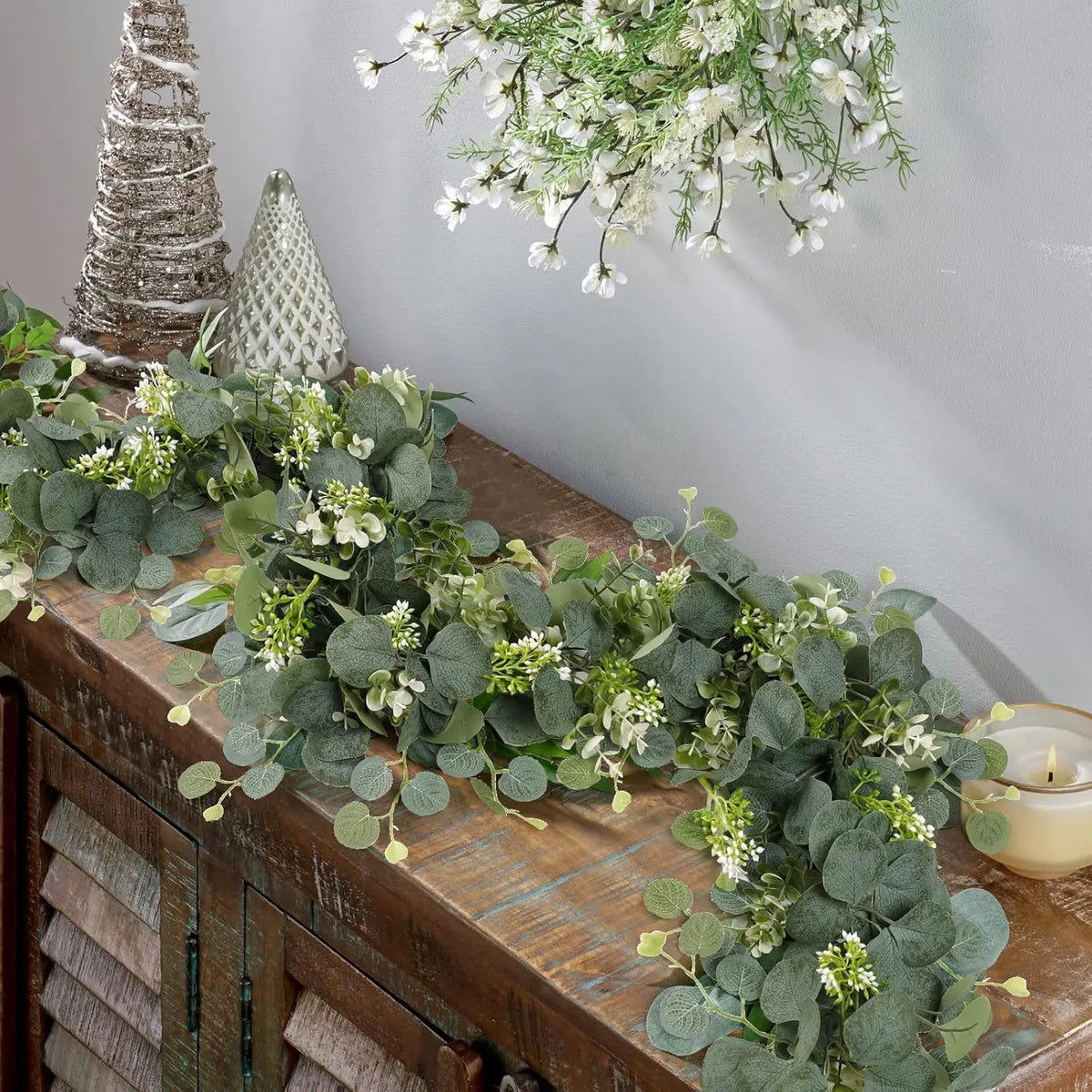 Artificial Greenery Vine Wall Hanging Decor – 1/3 Pcs Set Artificial Vine Decor Babs