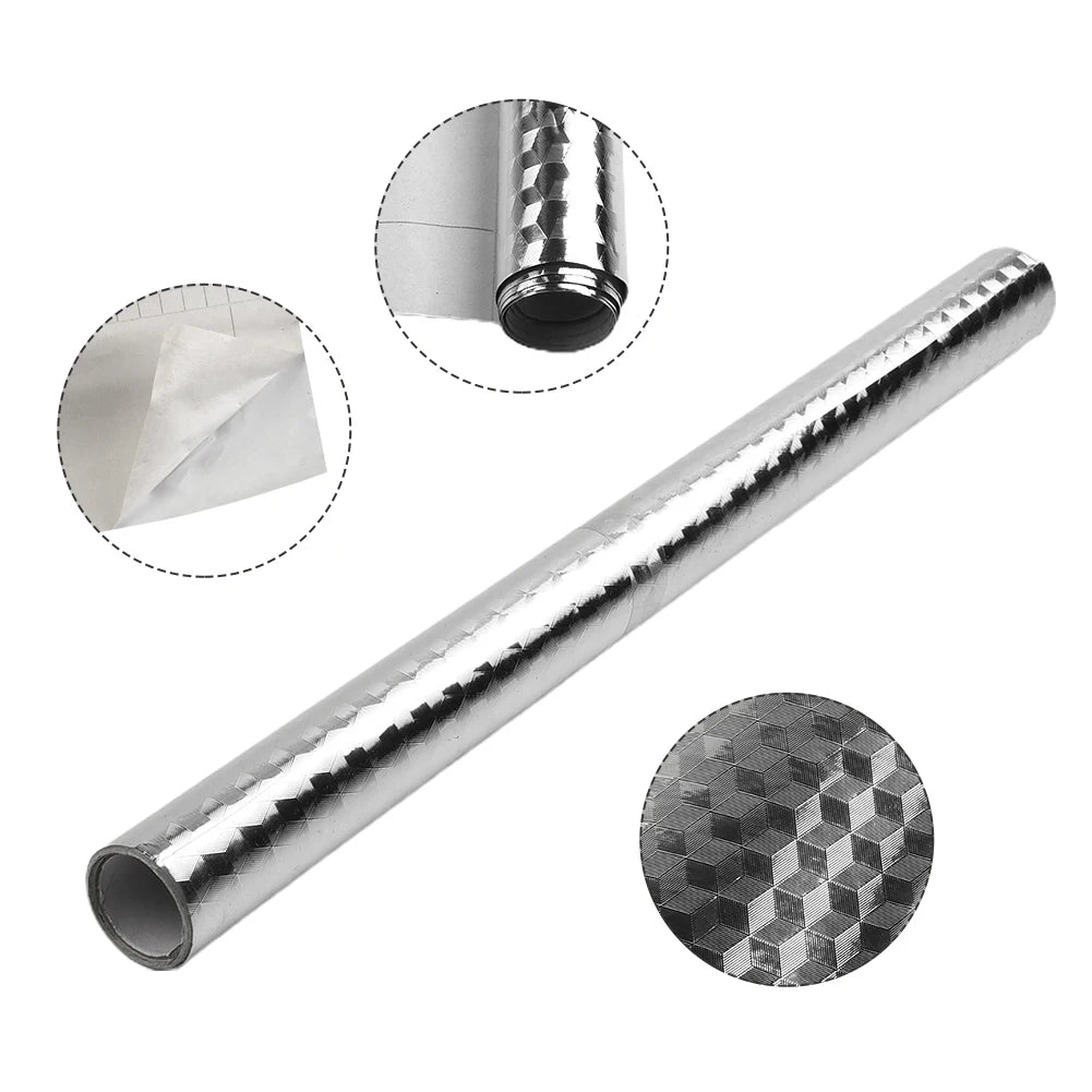 Aluminum Foil Kitchen Sticker – Waterproof & Oil-Proof Kitchen Surface Sticker Babs