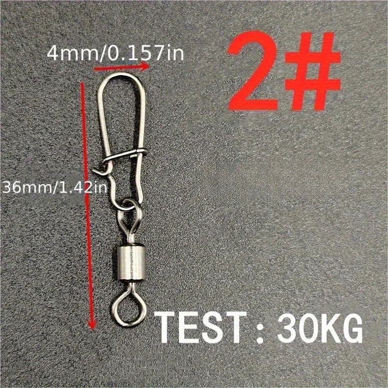 Fishing Connector Set – Figure-8 Rings, Swivels & Lure Pins Fishing Connector Set Babs