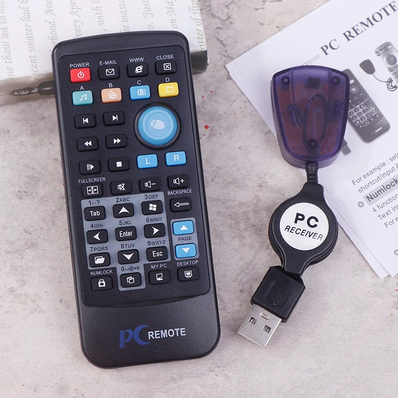 Wireless PC Mouse Remote Control with USB Receiver – Windows PC Remote Control Babs